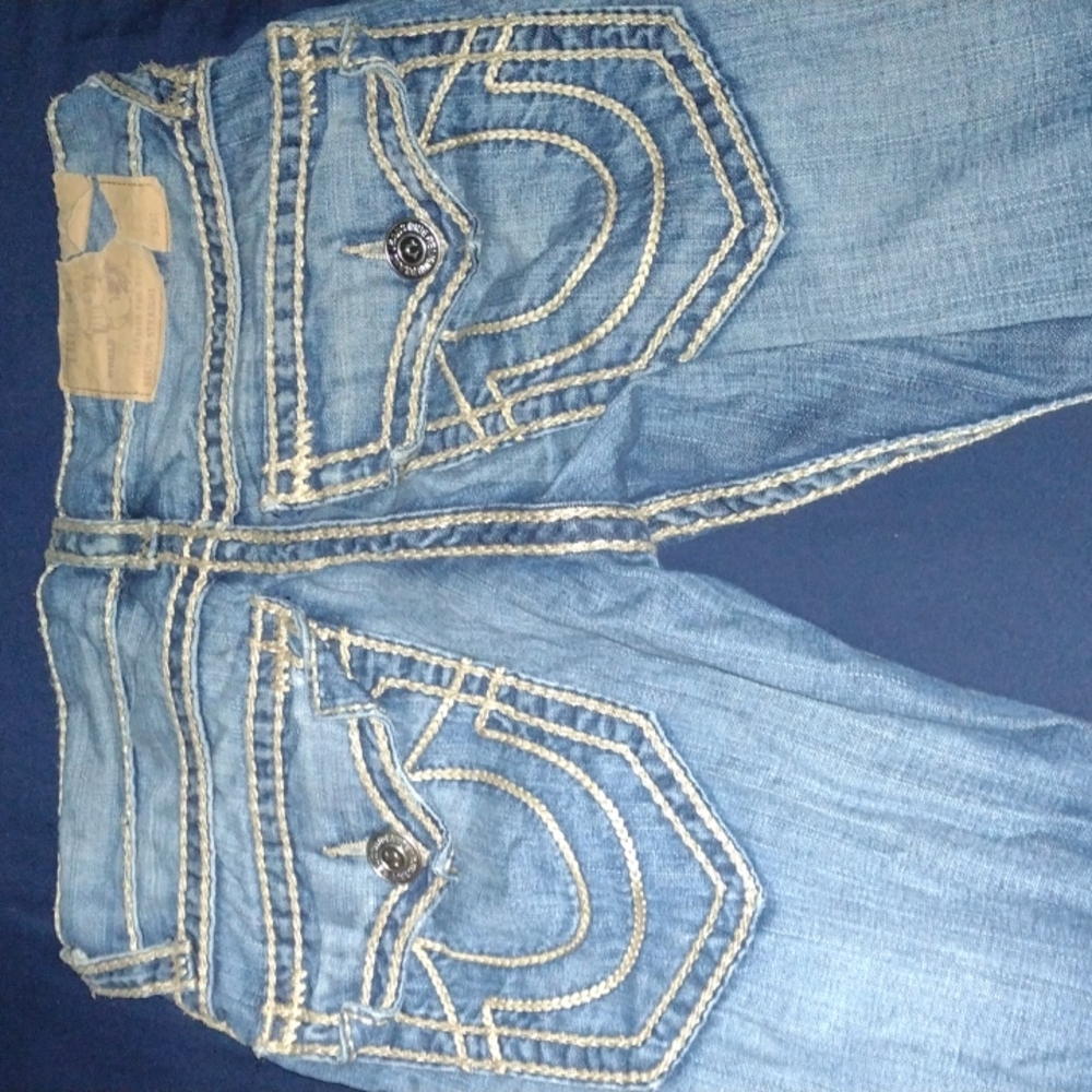 True religion rope stitch jeans